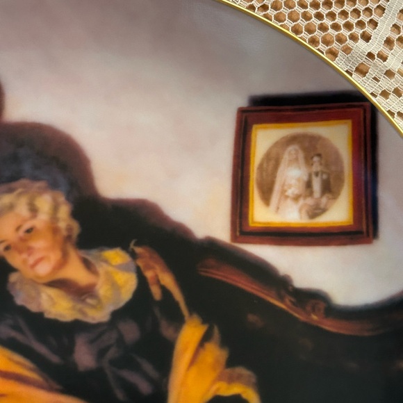 💙 ✨VTG Norman Rockwell End of Day Decorative Plate w Certificate 1988 - Picture 6 of 15